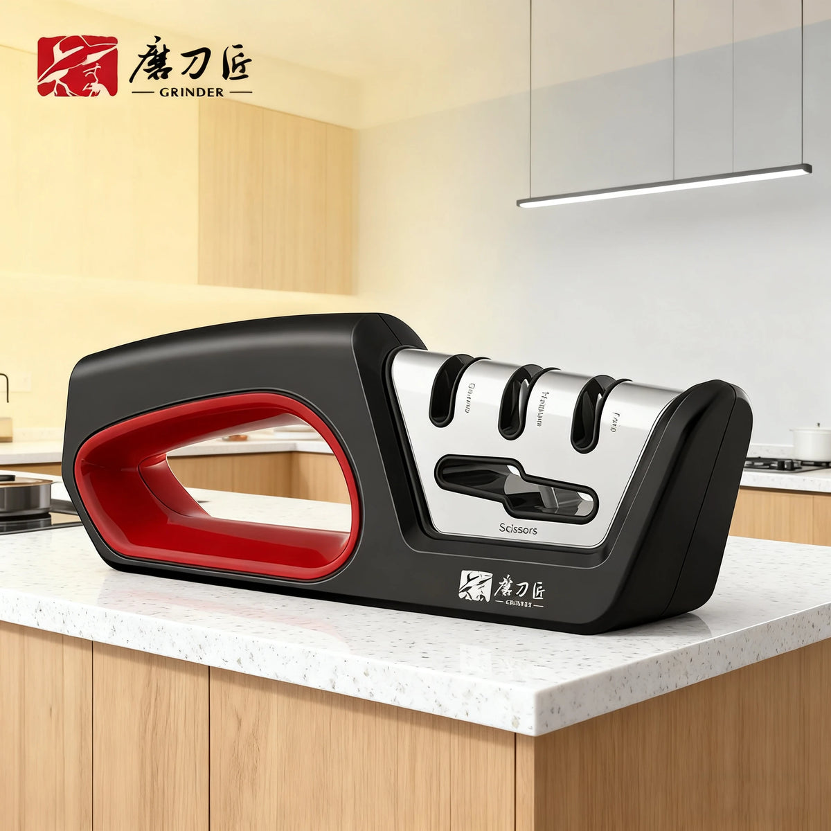 【驚異の切れ味】包丁研ぎ器 タングステン製：数秒で復活・初心者でも安全・プロ級の研ぎ味
