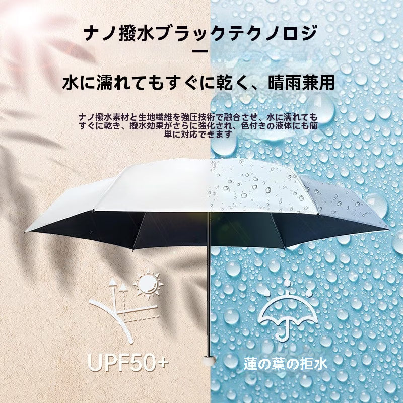 完全遮光プレミアムUV傘｜晴雨兼用・軽量コンパクト